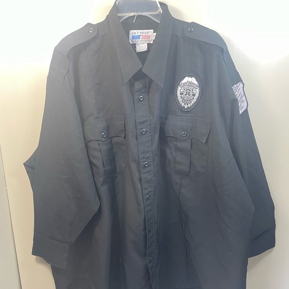 Other - Tech squad Atlanta protective security black button down shirt size 3XL